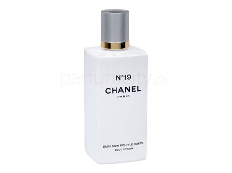 lait corps chanel 19